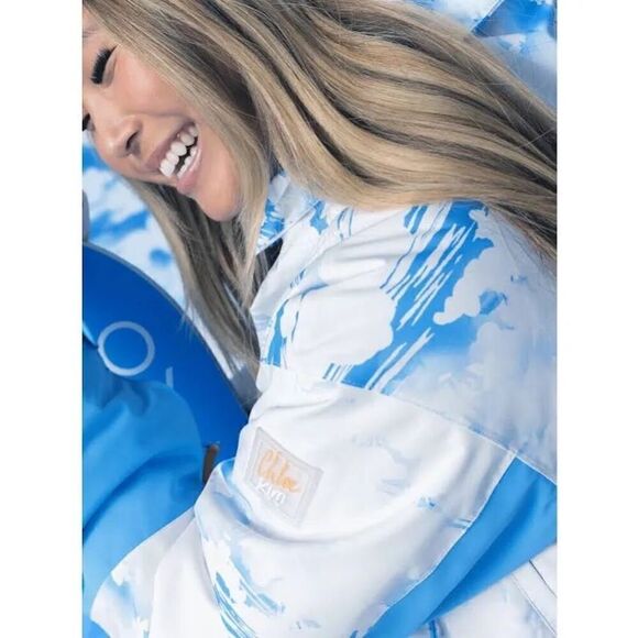 ROXY NWT Chloe Kim Waterproof Snow Jacket insulated athletic sport Large - Picture 3 of 9